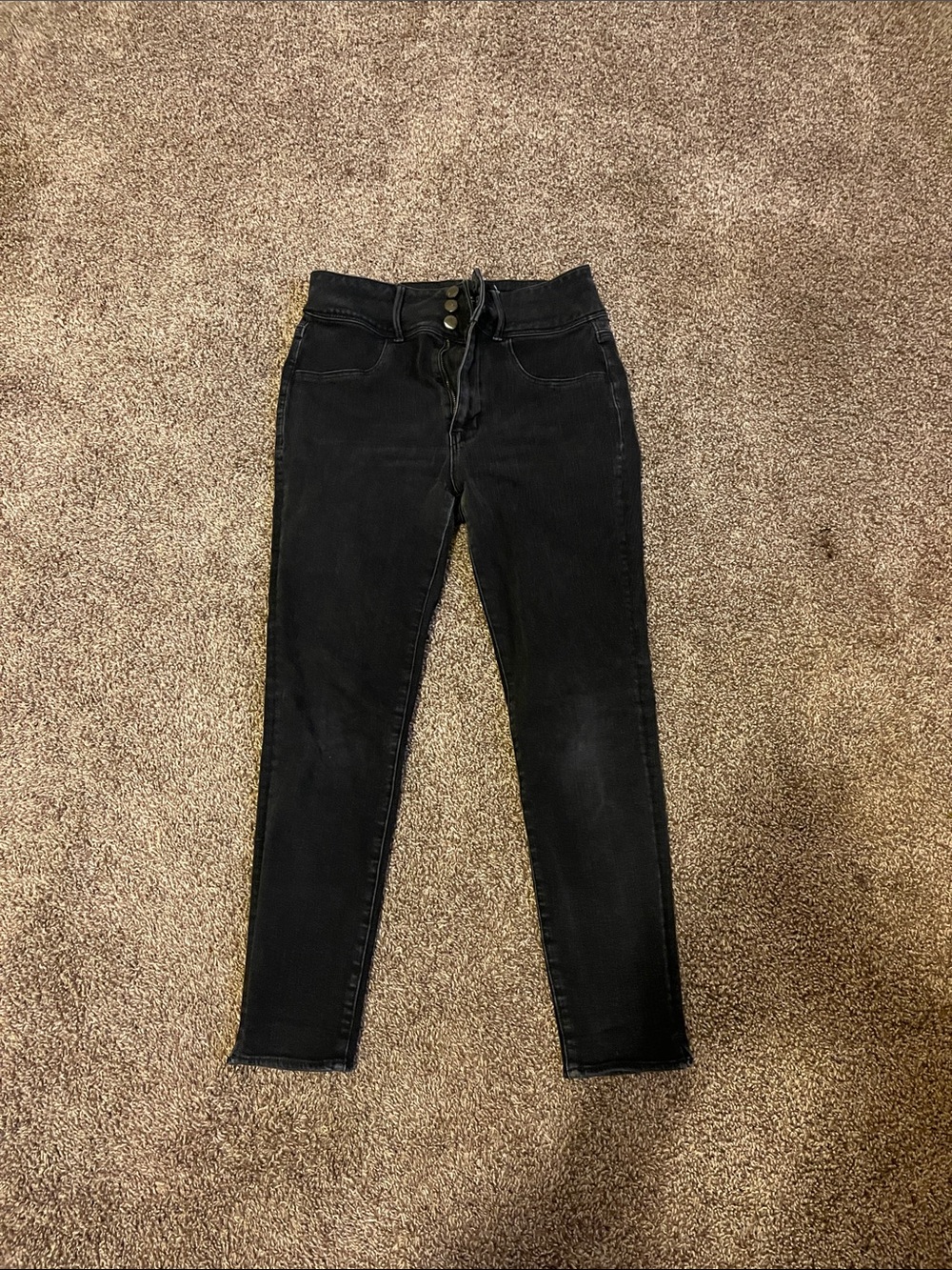 American Eagle Outfitters High-Rise Black Skinny Jeans